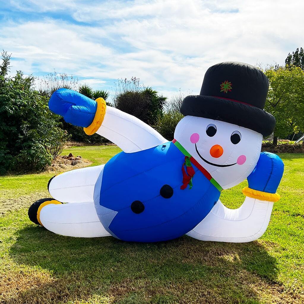 3.6M Giant Snowman Reclining Christmas Inflatable