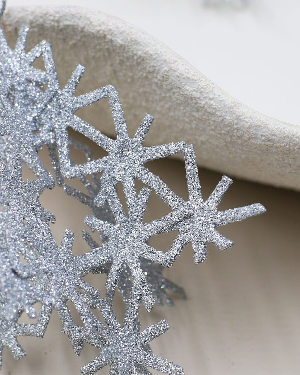 Silver Wire Star Christmas Tree Hanging Decoration