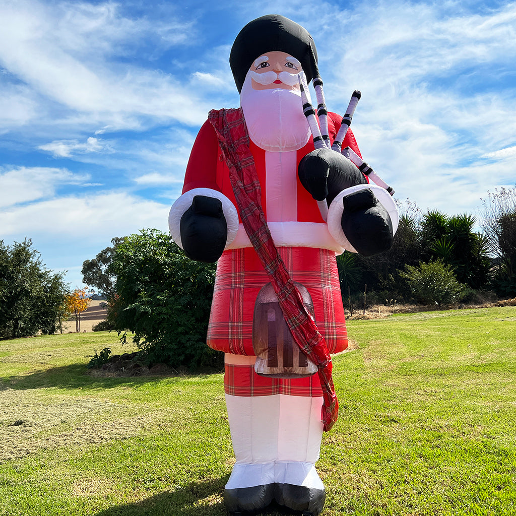 4m Giant Bagpipe Santa Inflatable