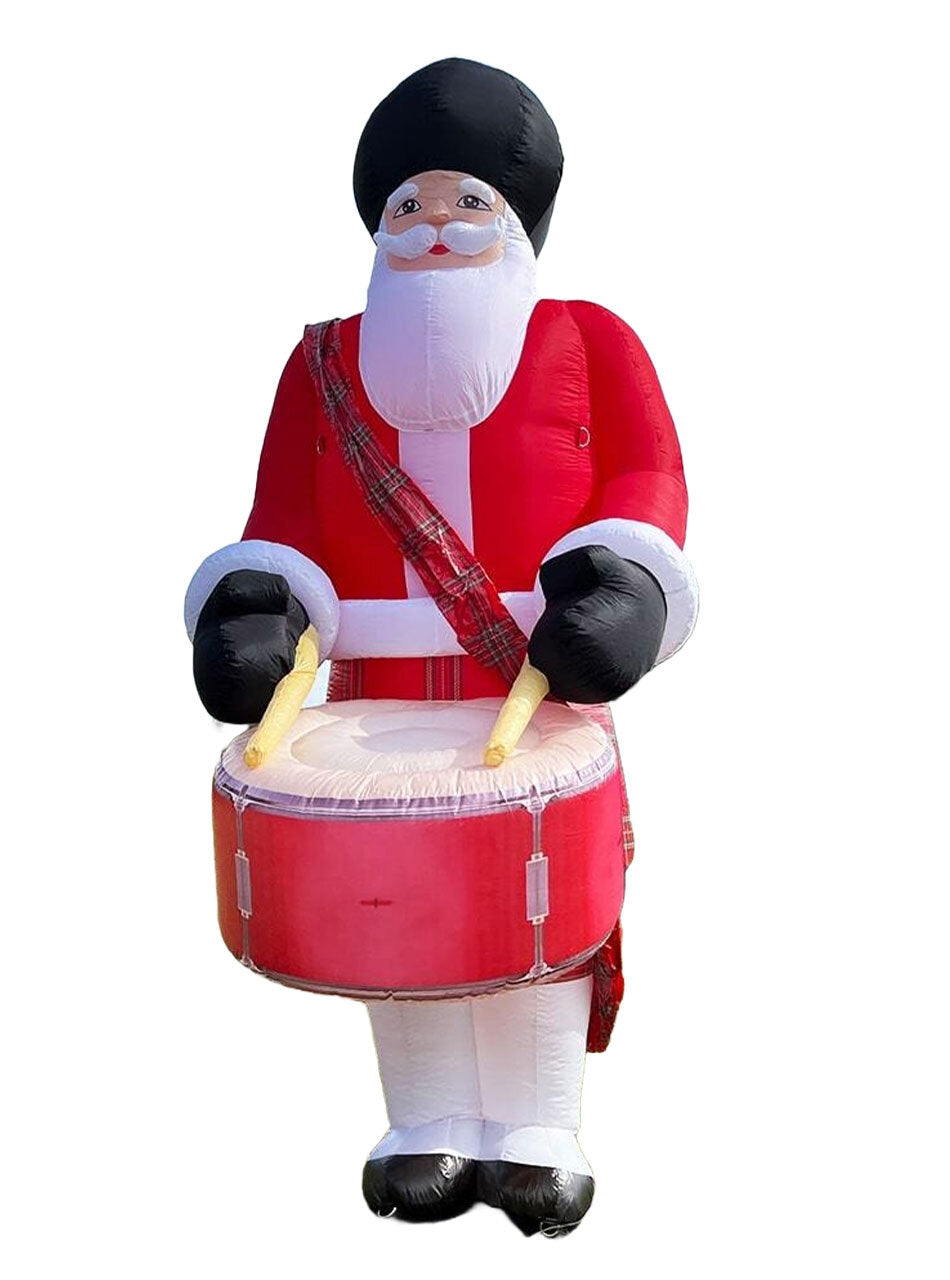 4m Giant Drummer Santa Inflatable 13.3ft