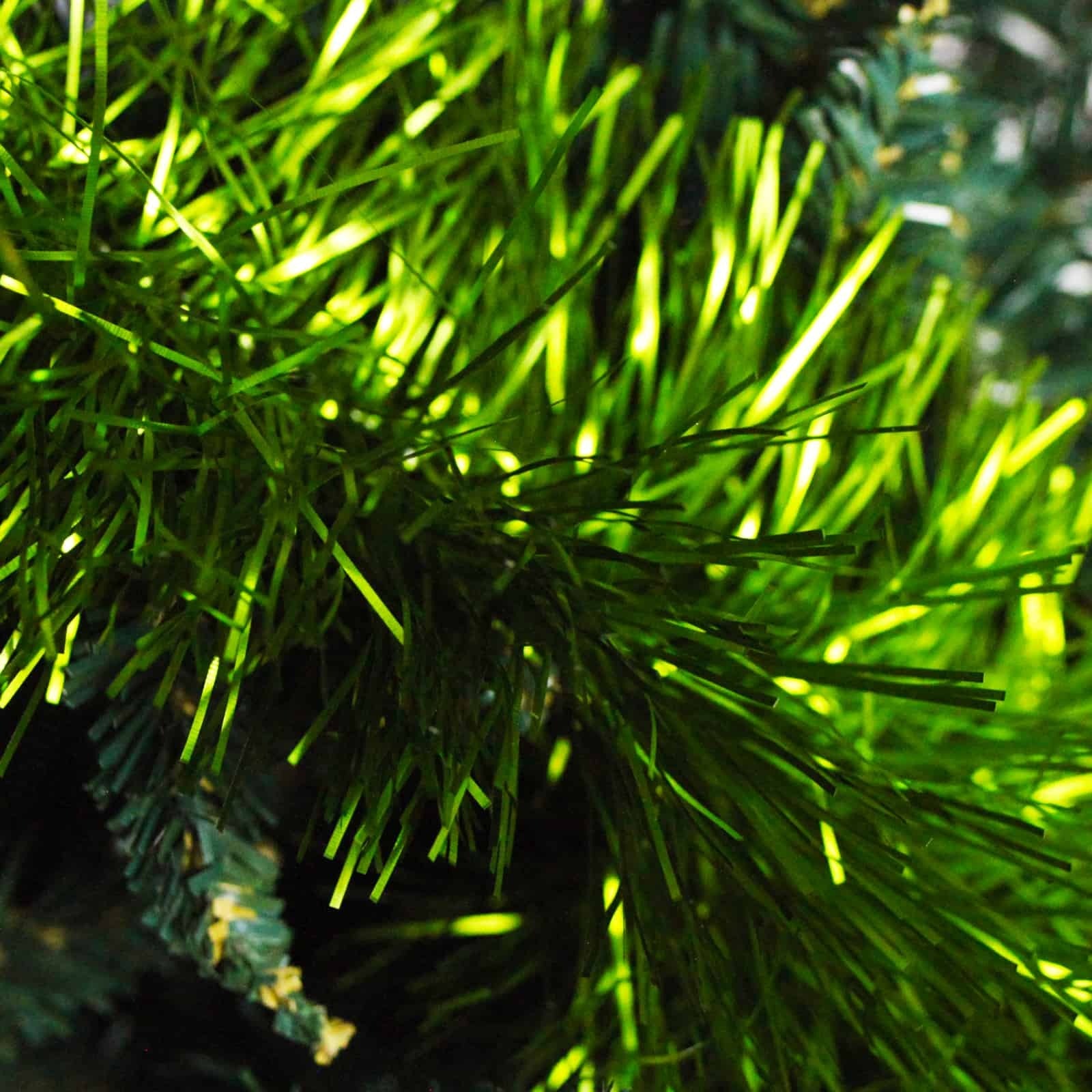 50m APPLE GREEN Christmas Tinsel 150mm wide