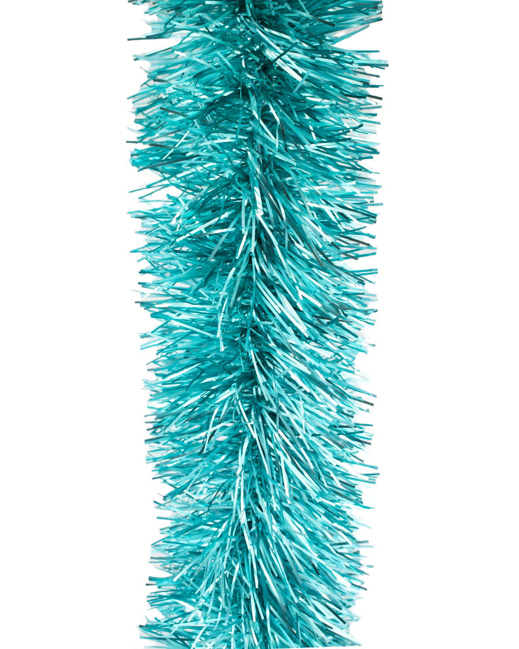 50M FROSTED TEAL Christmas Tinsel 75mm wide