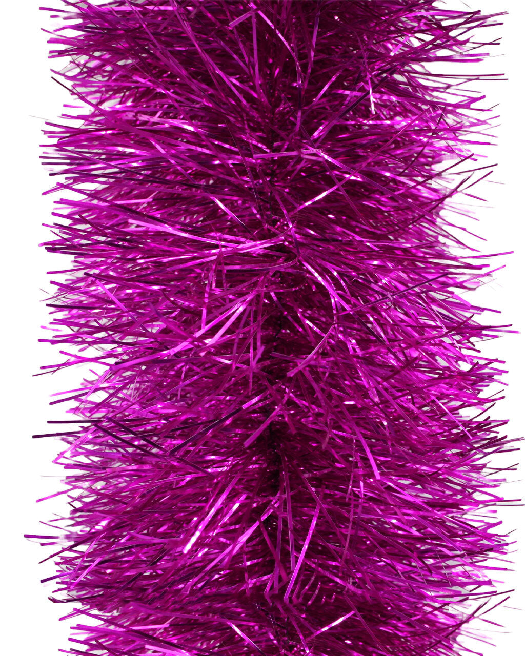 50m HOT PINK Christmas Tinsel 200mm wide
