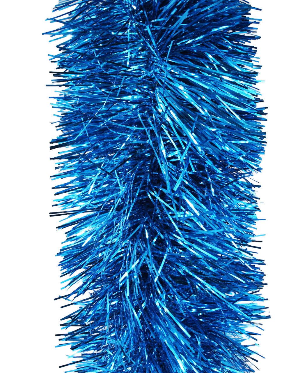 50m SKY BLUE Christmas Tinsel 200mm wide