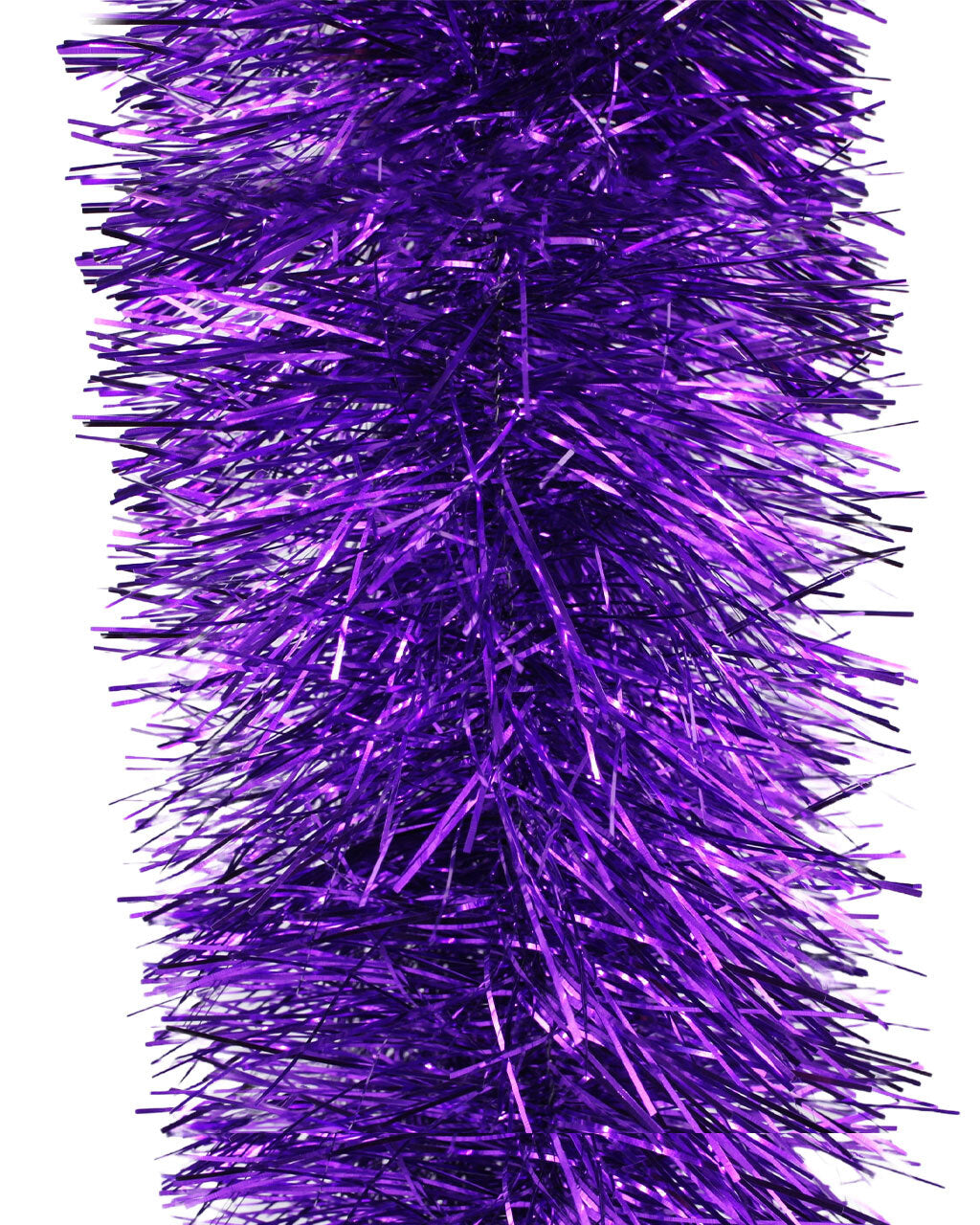 50m PURPLE Christmas Tinsel 200mm wide