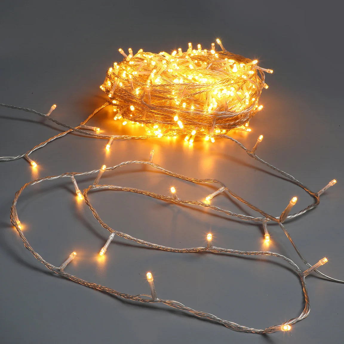 520 LED Fairy Light Chain - Amber