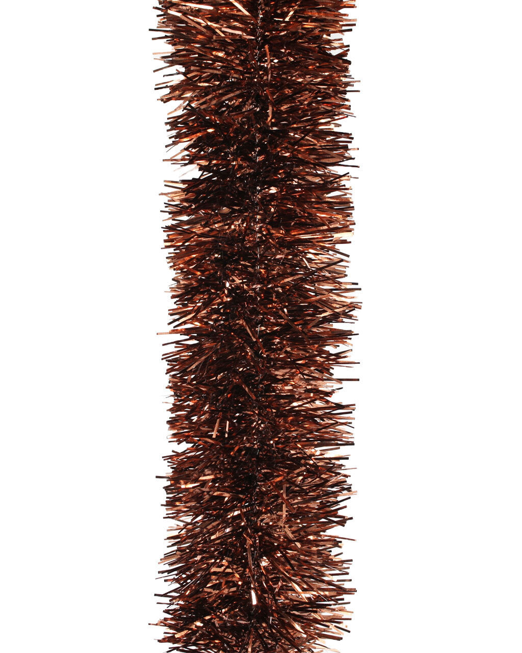 5m BROWN Christmas Tinsel 75mm wide
