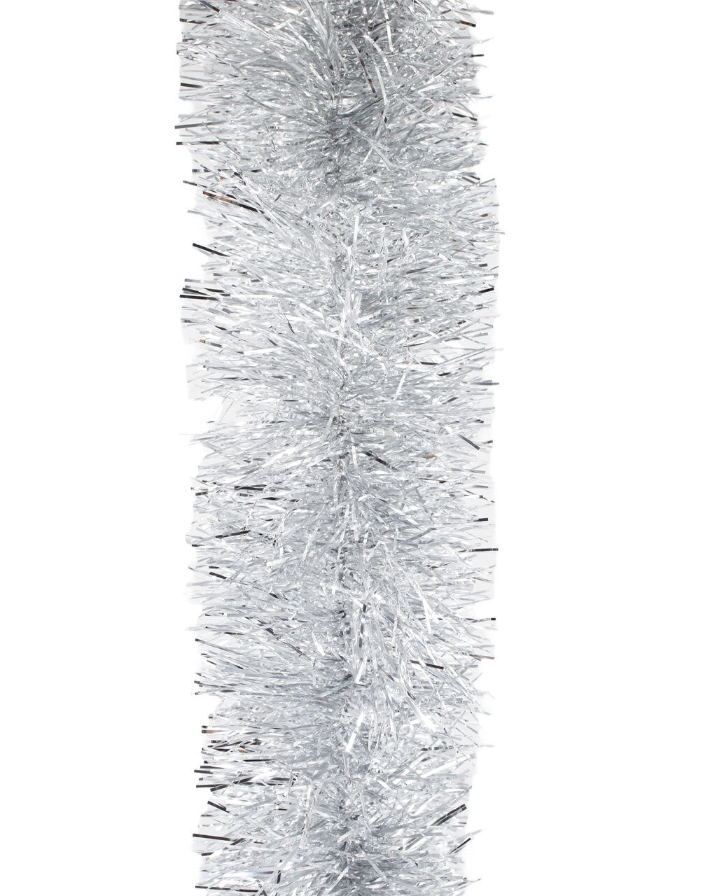 5M SILVER Christmas Tinsel  100mm  wide