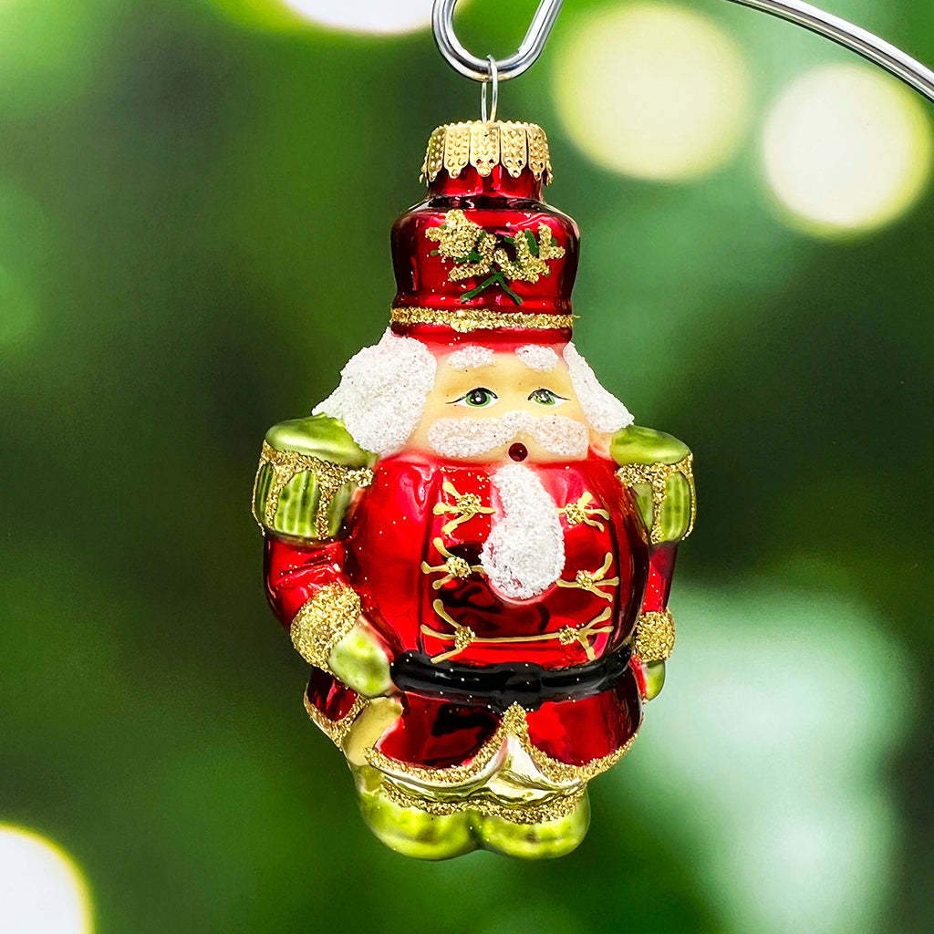 Christmas Nutcracker Santa Hanging Decoration 100mm