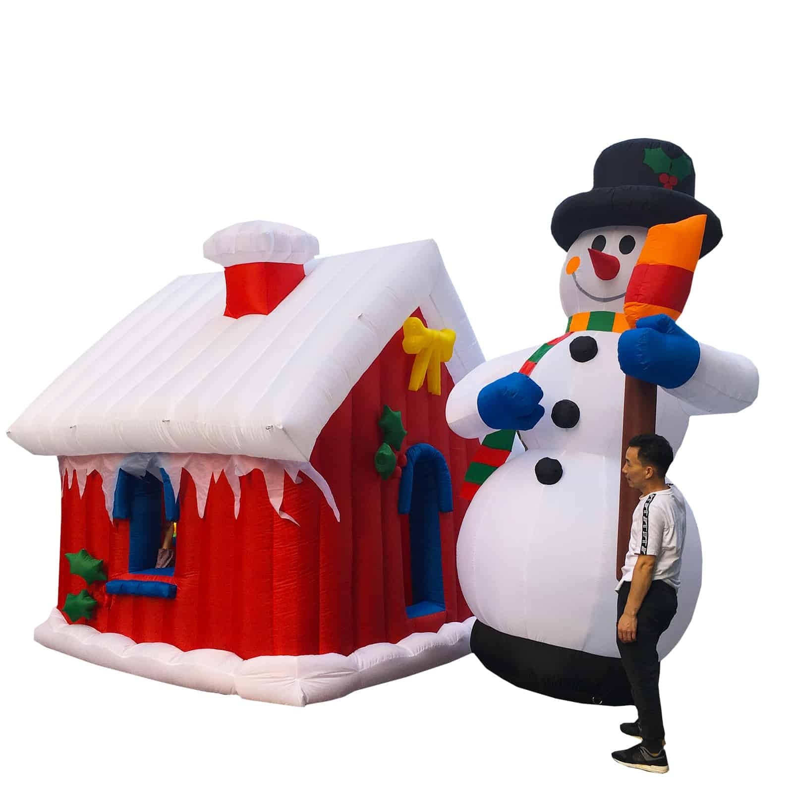 8m Giant Snowman Christmas Inflatable 26.3ft