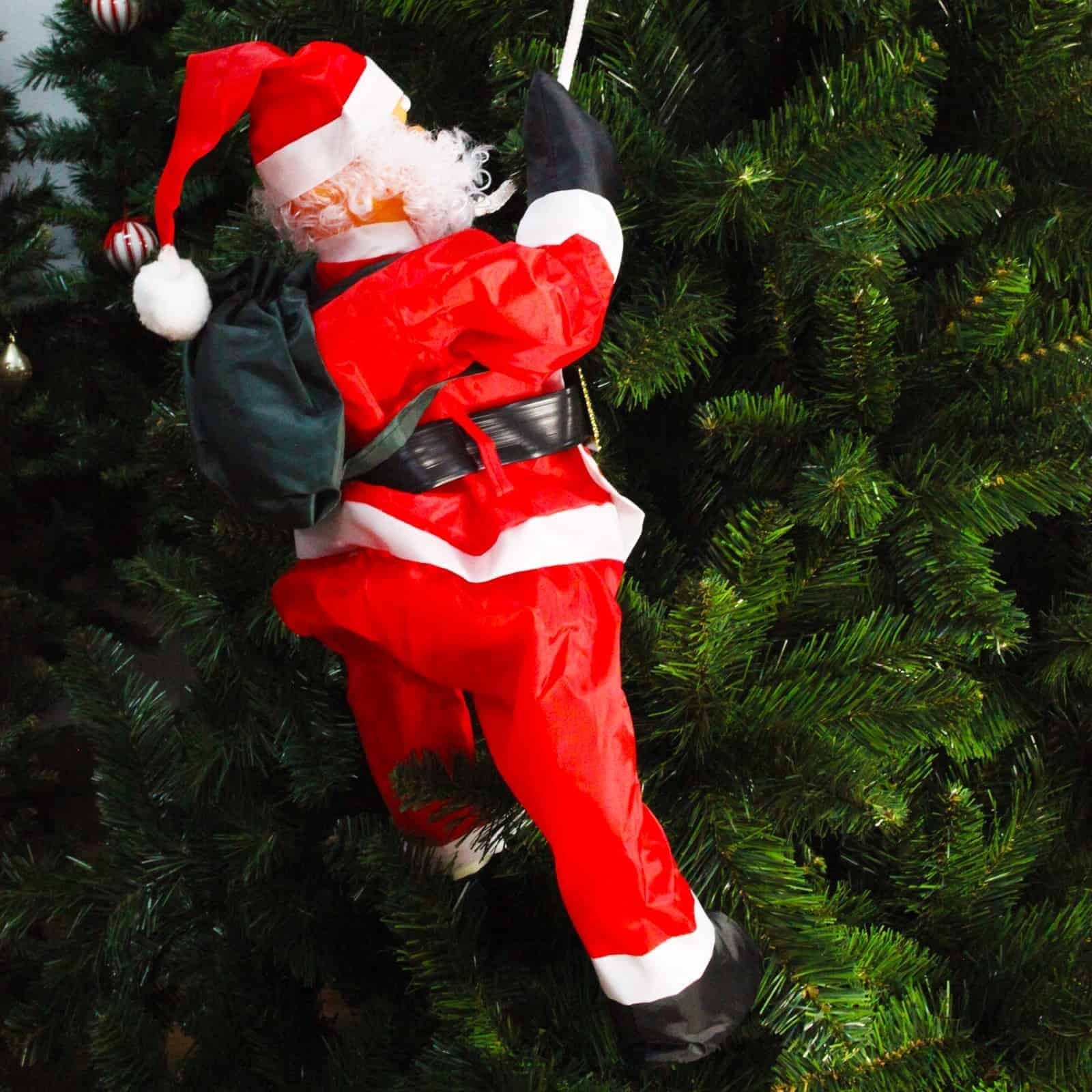 60cm Santa Claus Climbing And Sitting