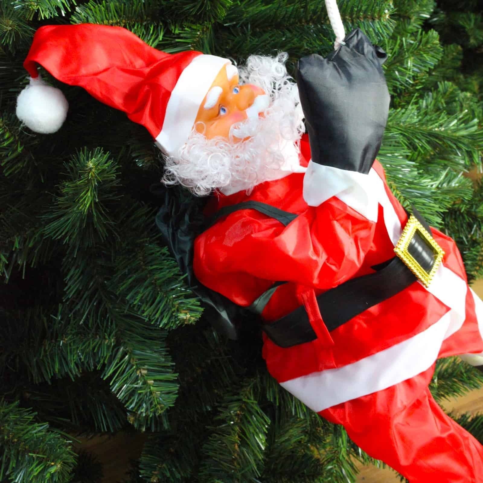 60cm Santa Claus Climbing And Sitting