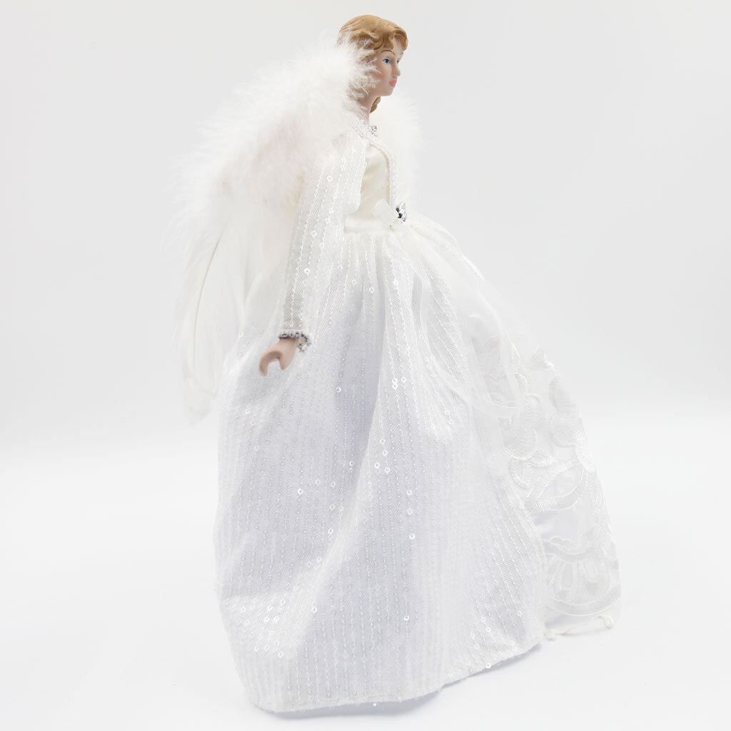 Christmas Tree Topper White Angel