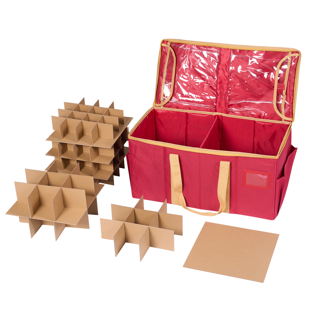 Premium Christmas Bauble Ornament Storage Bag 91 Cells