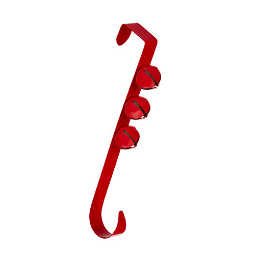 30cmL Red over-door Christmas Wreath Holder