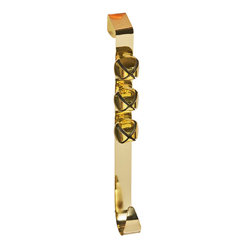30cmL Gold over-door Christmas Wreath Holder