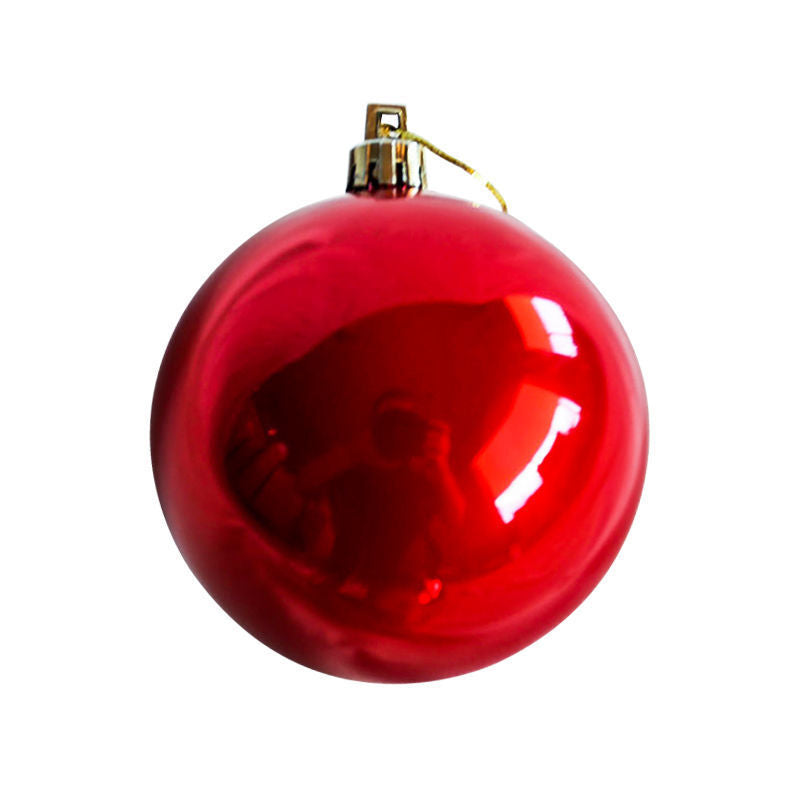 RED 80mm Christmas Baubles Gloss 24 & 48 Packs