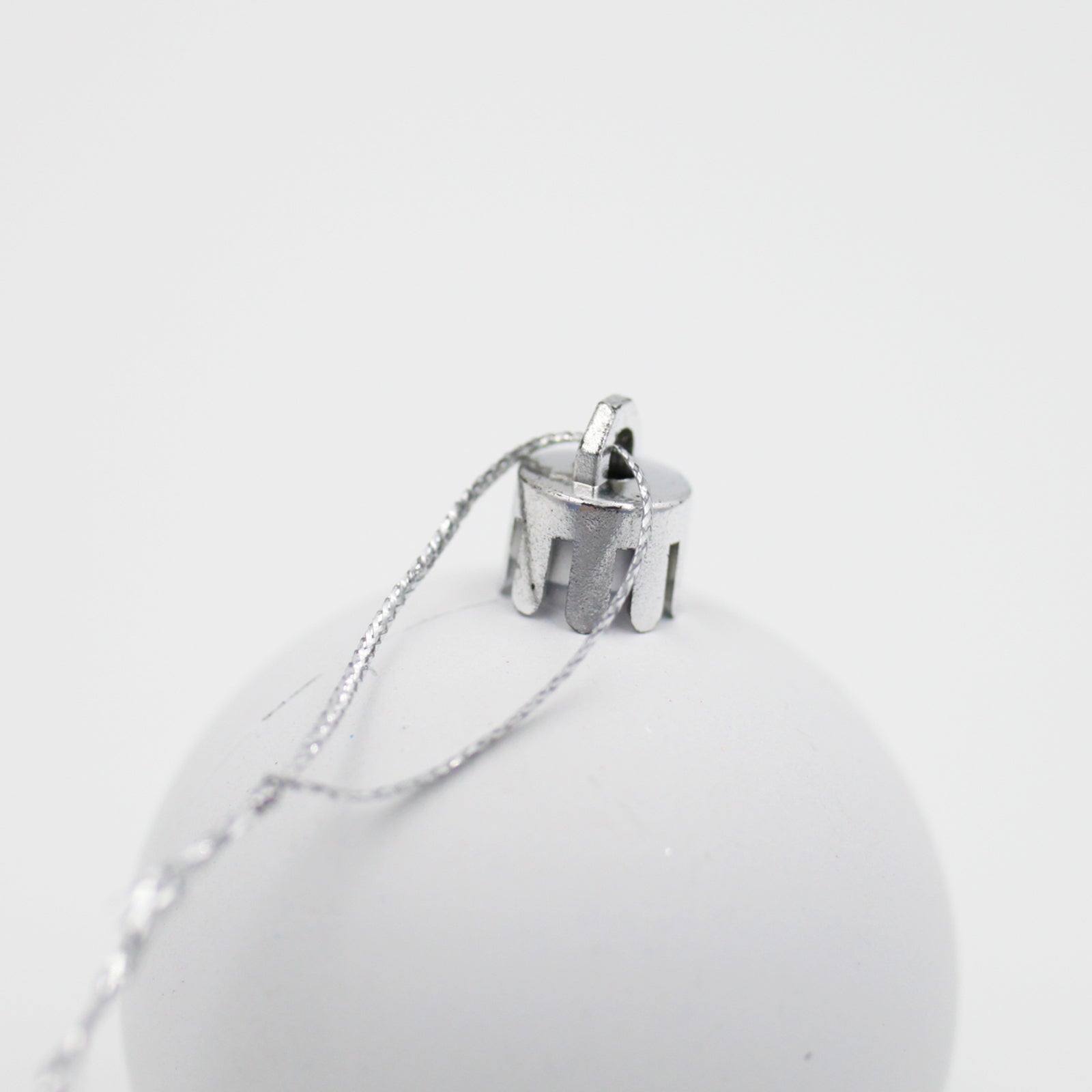 White Christmas Baubles 60mm Matt 24 And 48 Packs