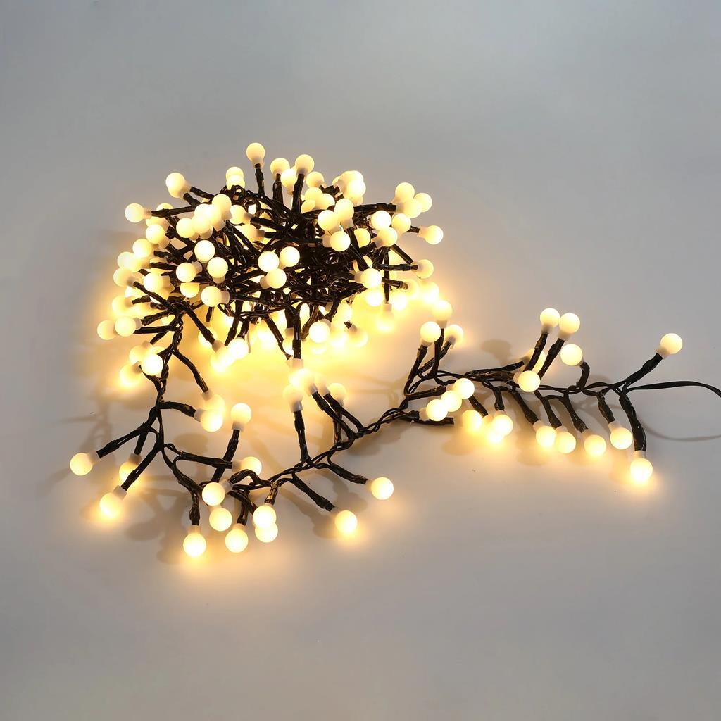 Warm White 300 LED Connectable Cluster Fairy Lights