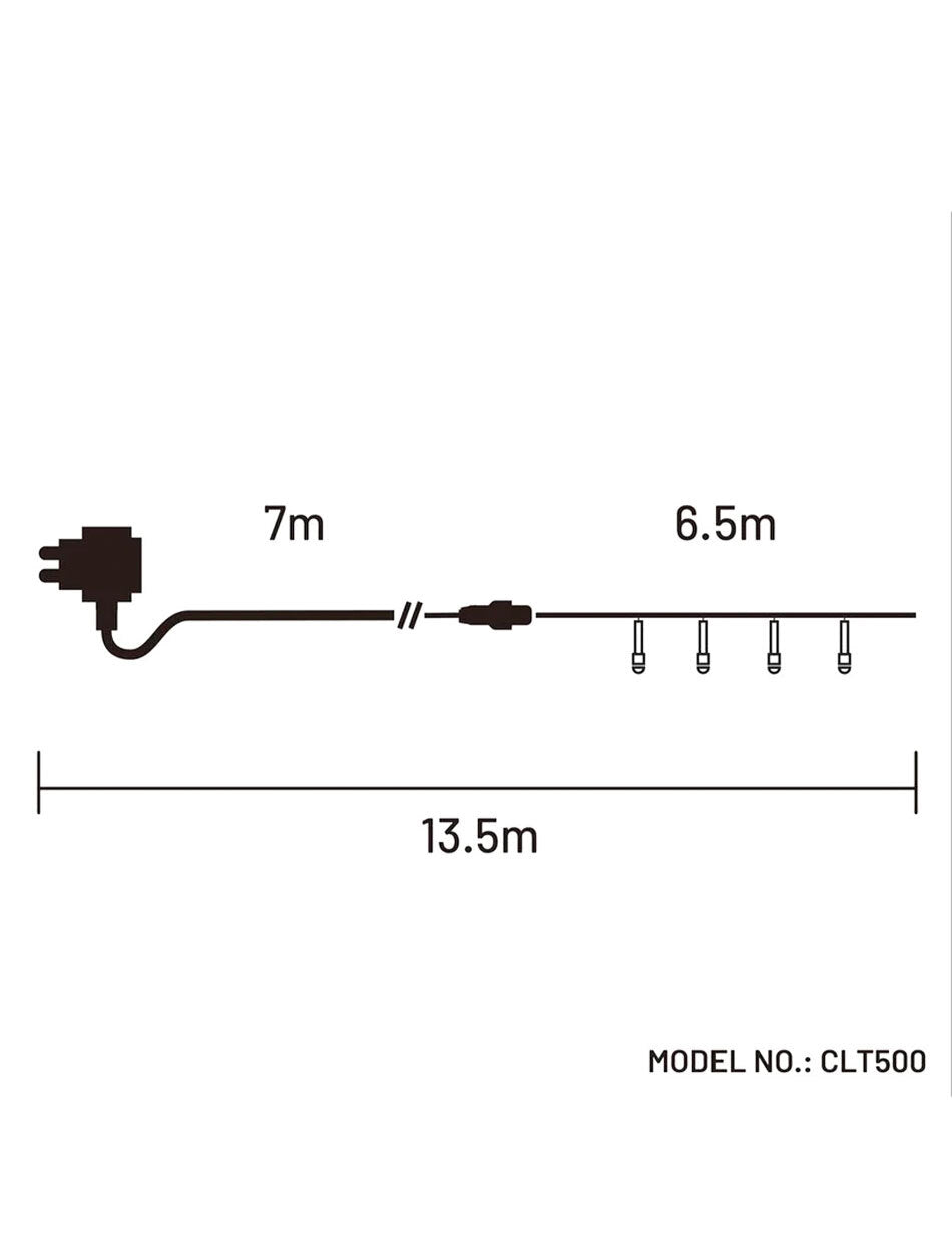 500 CANDY Led Connectable Cluster Light 6.5m