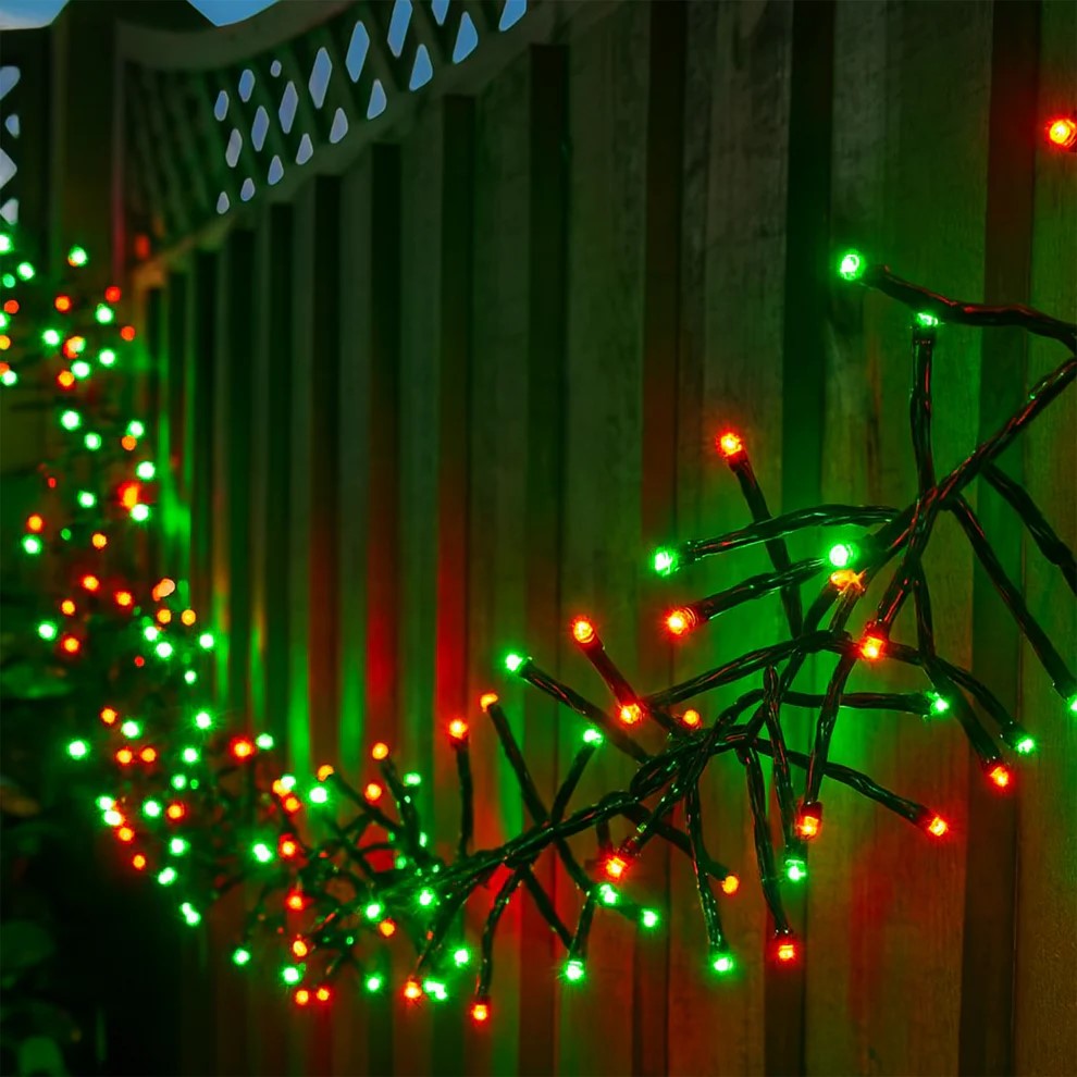 500 RED & GREEN Led Connectable Cluster 6.5m