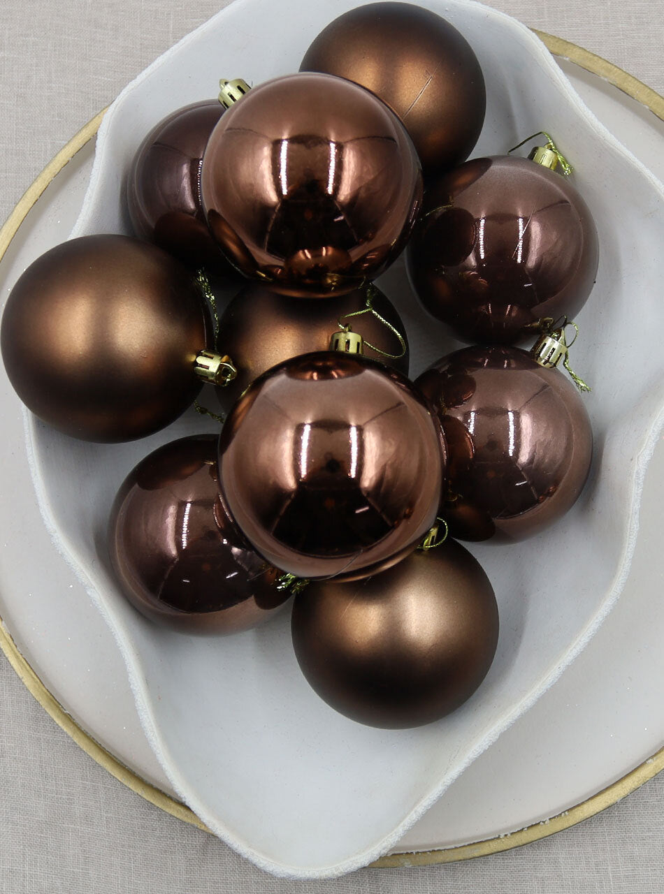 Coffee Christmas Baubles 80mm