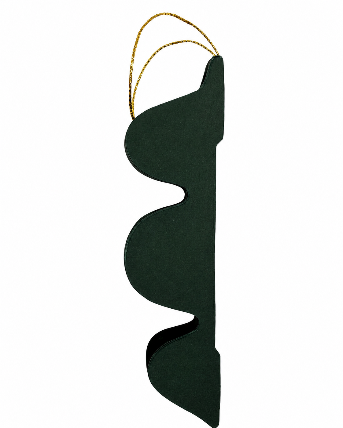 Forest Green Paper Finial