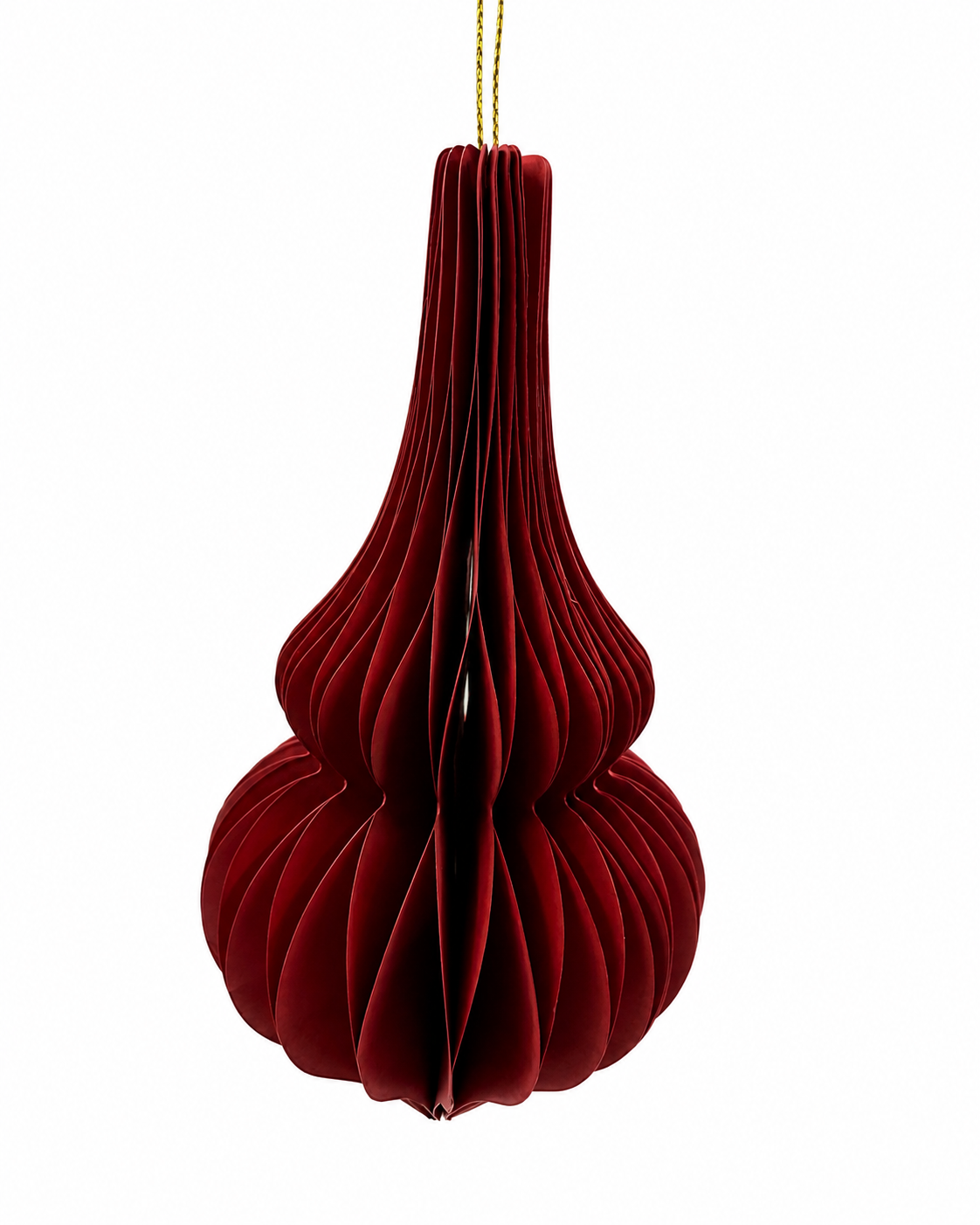 Red Paper Finial Ornament