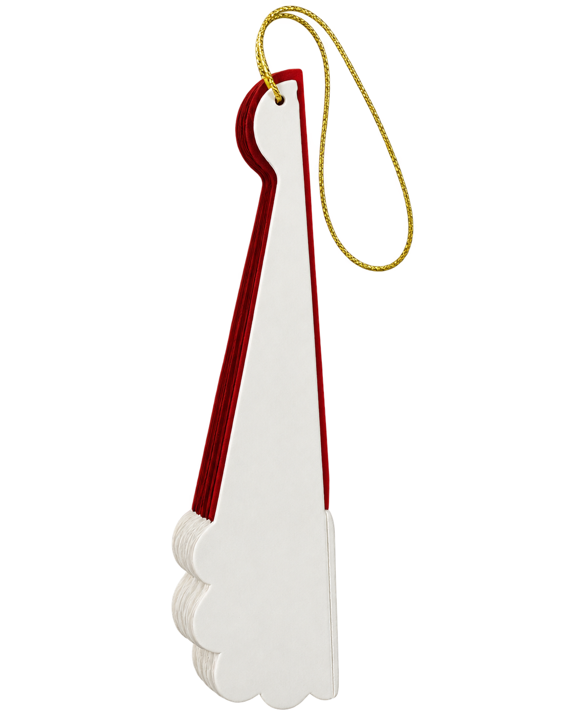 Red Santa Hat Paper Decoration