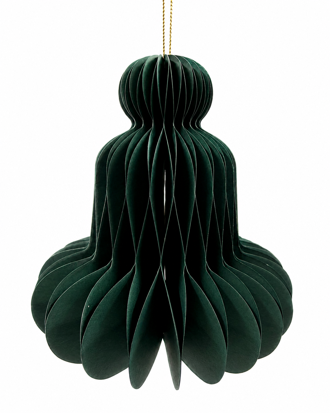 Forest Green Paper Bell
