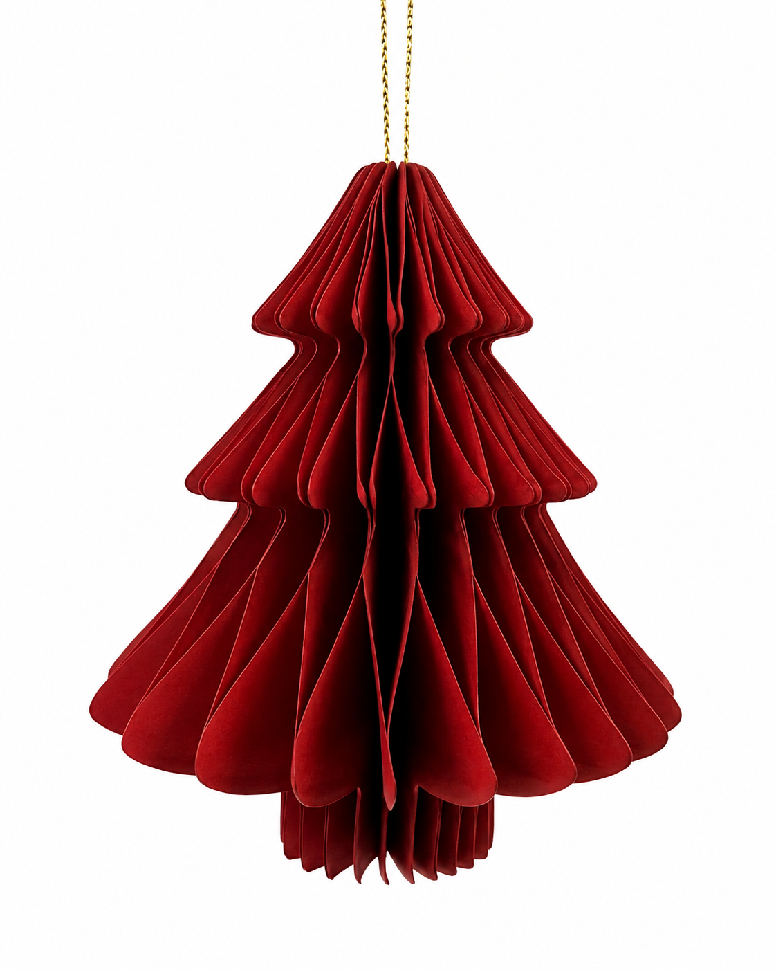 Red Christmas Paper Tree