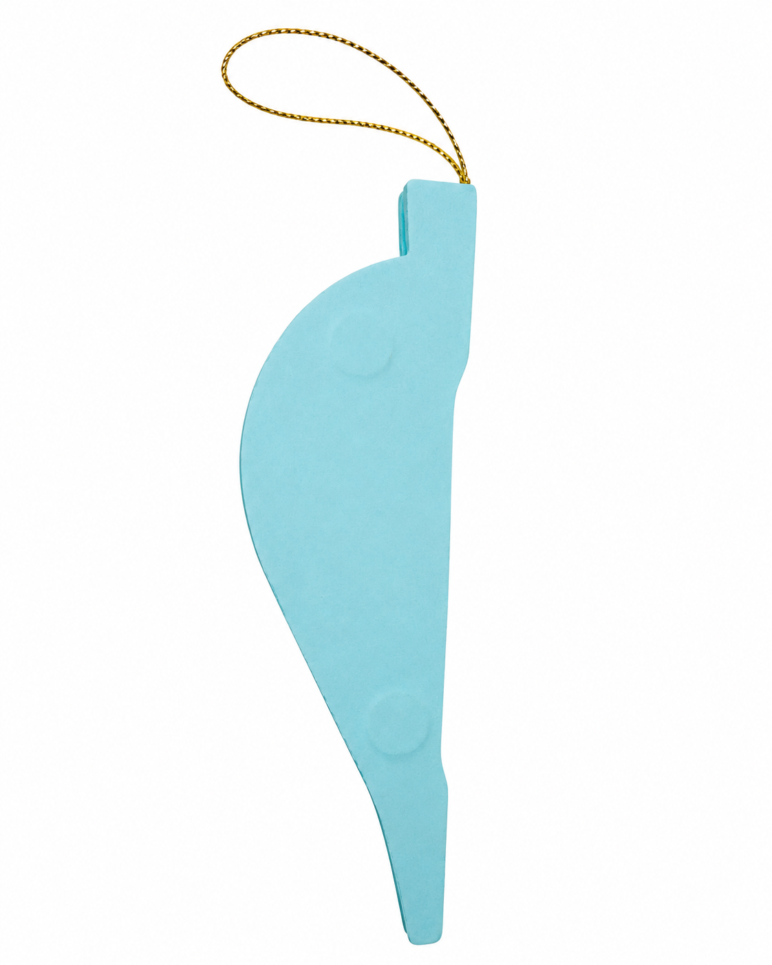 Pale Blue Paper Finial