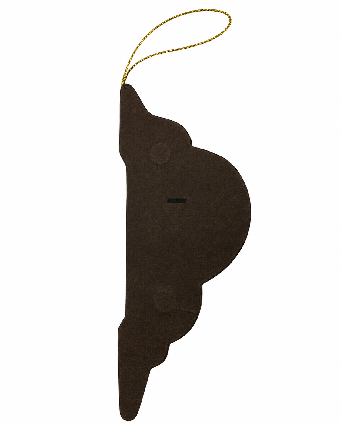 Coffee Brown Paper Finial