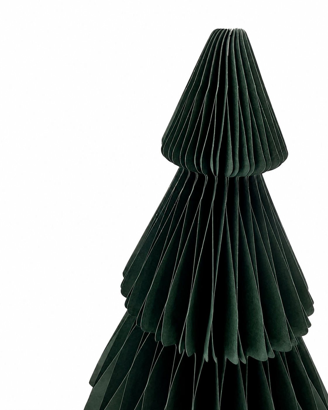 Forest Green Paper Christmas Tree