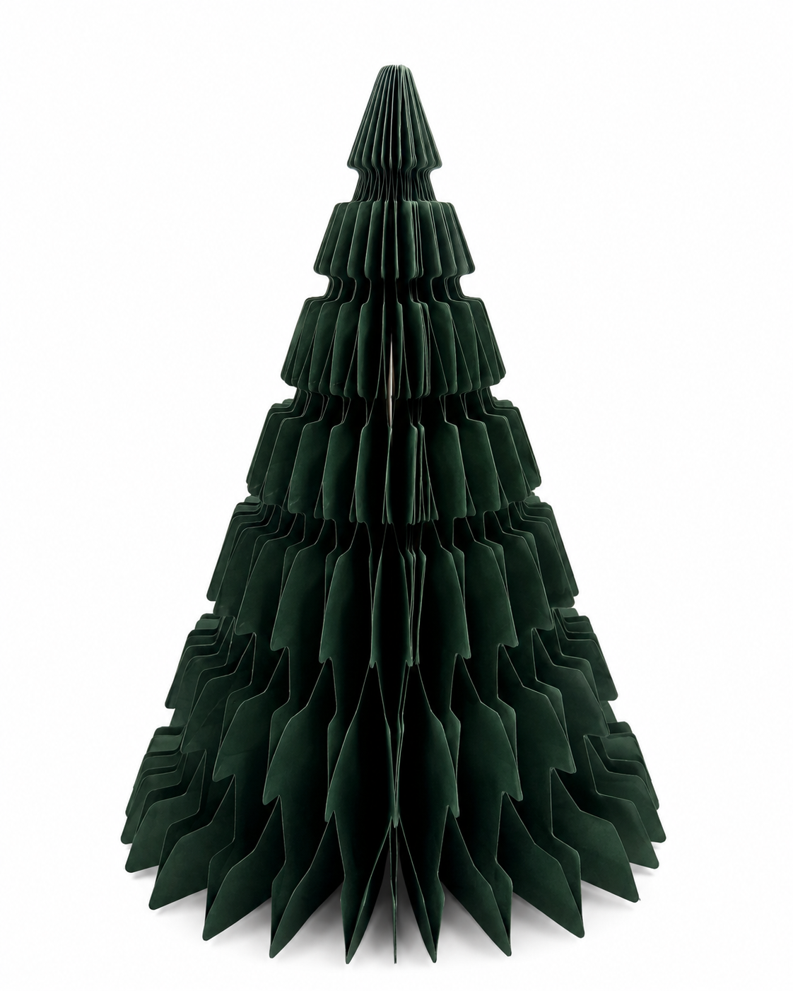 Forest Green Paper Christmas Tree