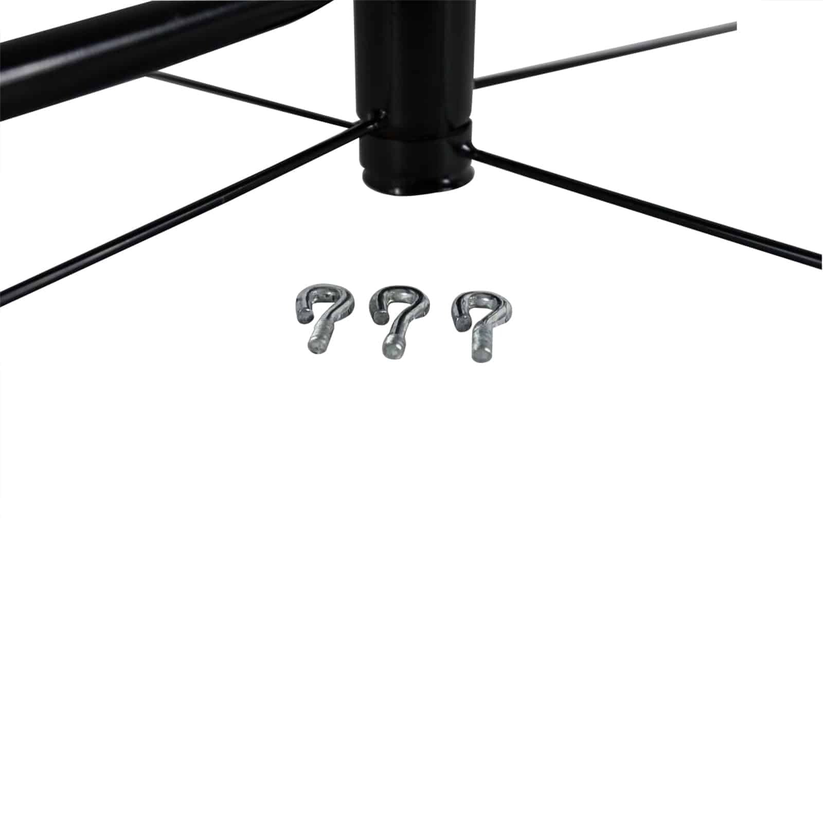 Extra Large Metal Tree Stand Black 65cm Wide