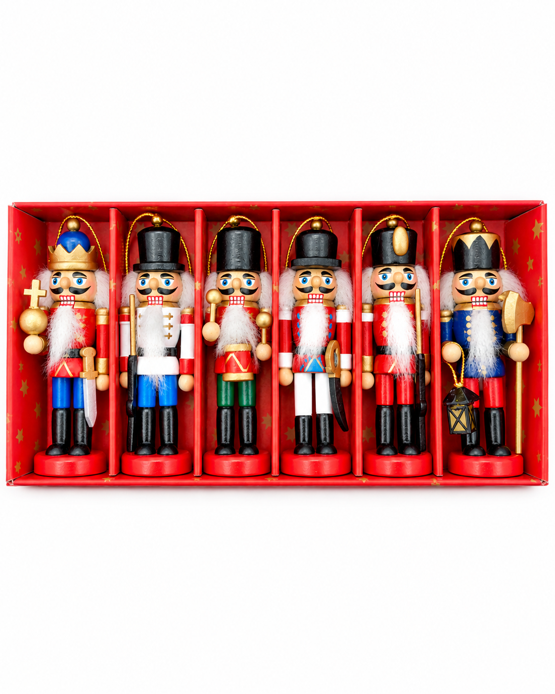 Set of 6 Nutcrackers 8cm