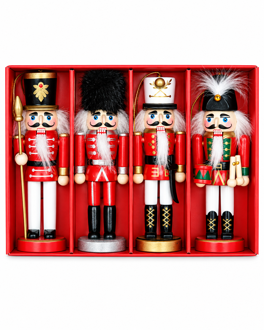 Set of 4 Nutcrackers 12.5cm