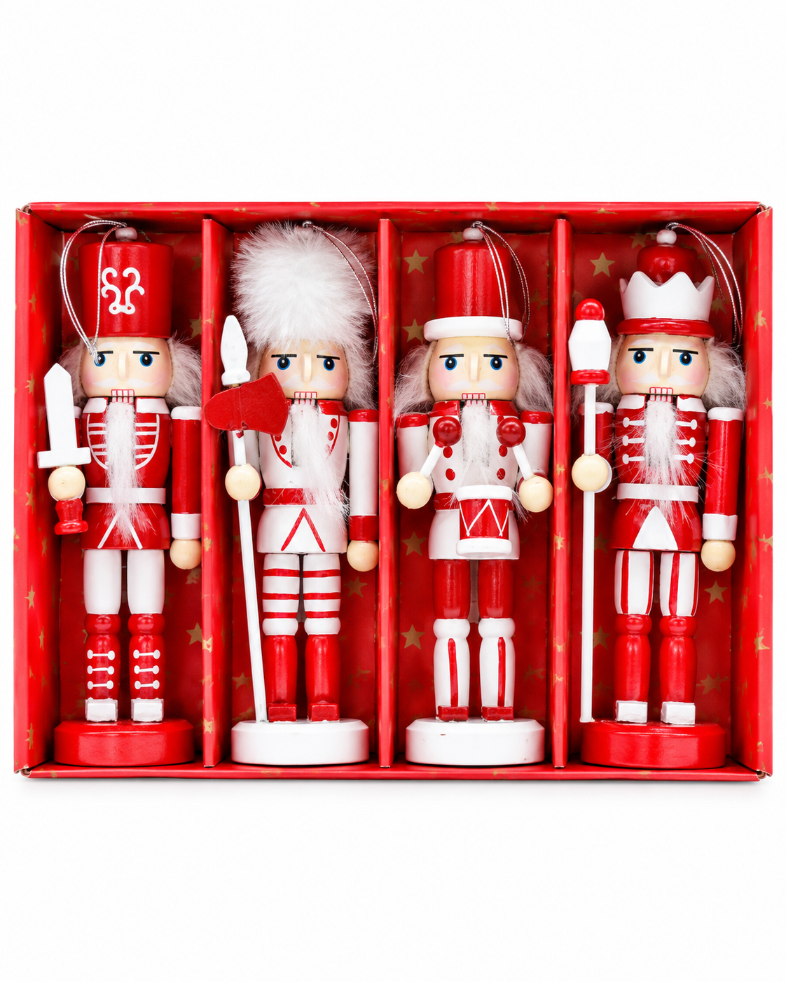 Set of 4 Nutcrackers 12.5cm