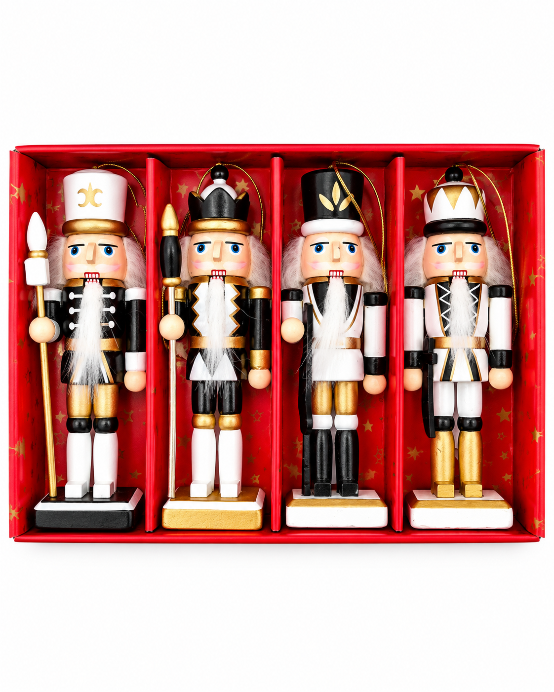 Set of 4 Nutcrackers 12.5cm