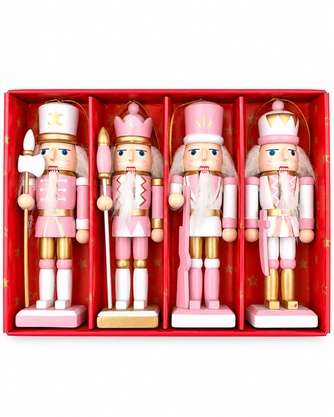Set of 4 Nutcrackers 12.5cm