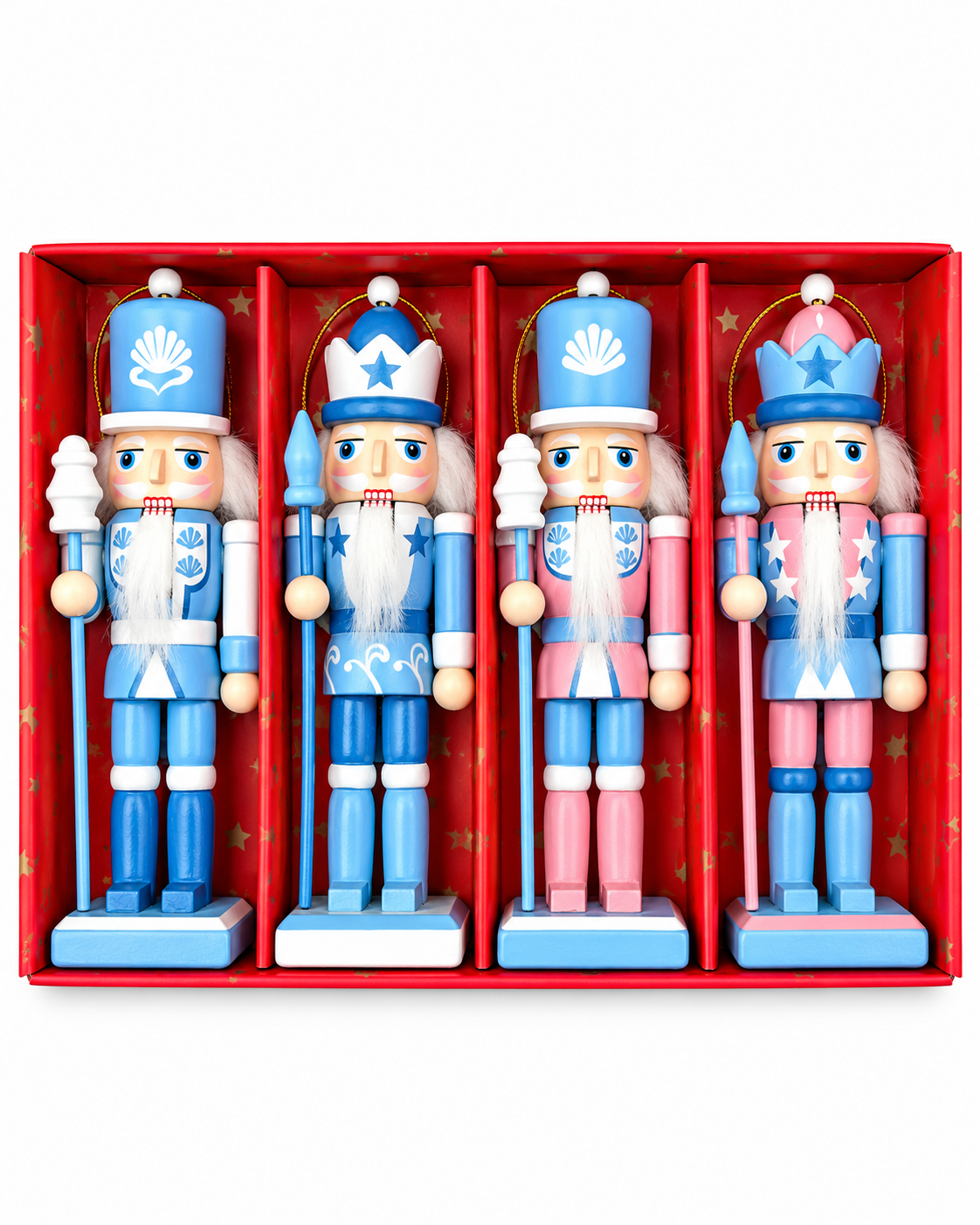 Set of 4 Nutcrackers 12.5cm