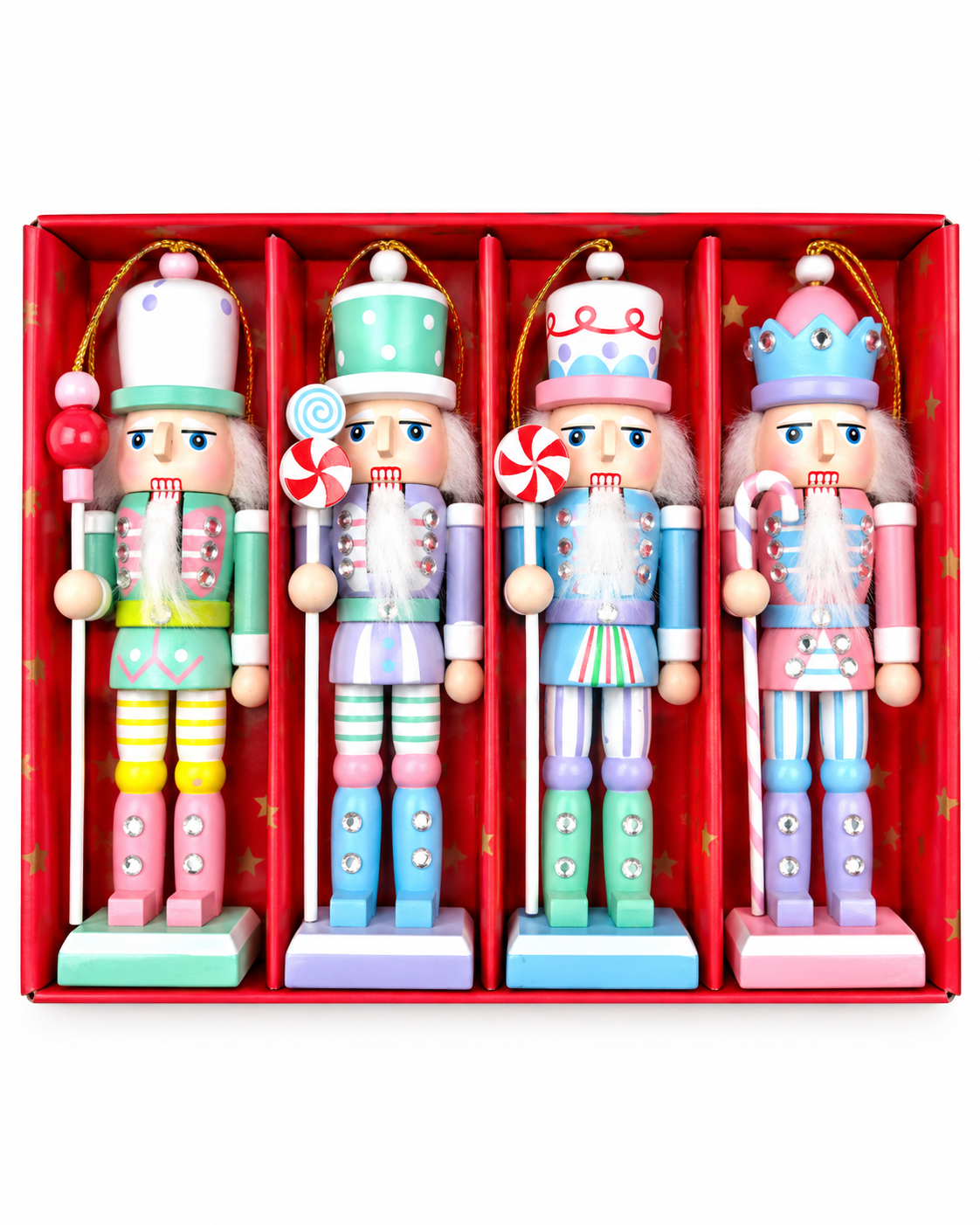 Set of 4 Nutcrackers 12.5cm
