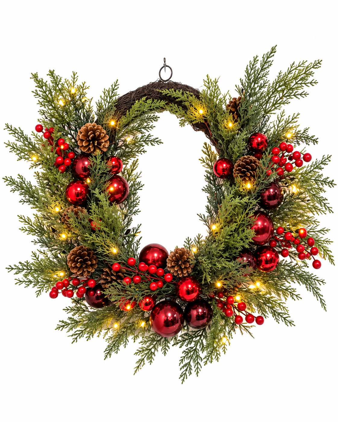 The Denver Christmas Wreath - 66cm / 28 Inch