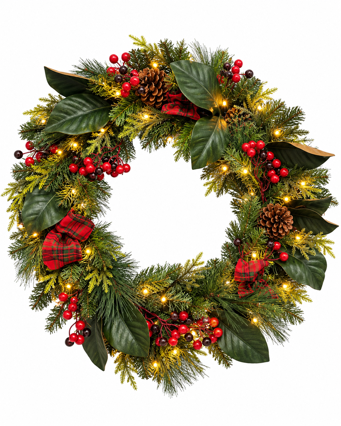 The Edinburgh Christmas Wreath - 66cm / 28 Inch