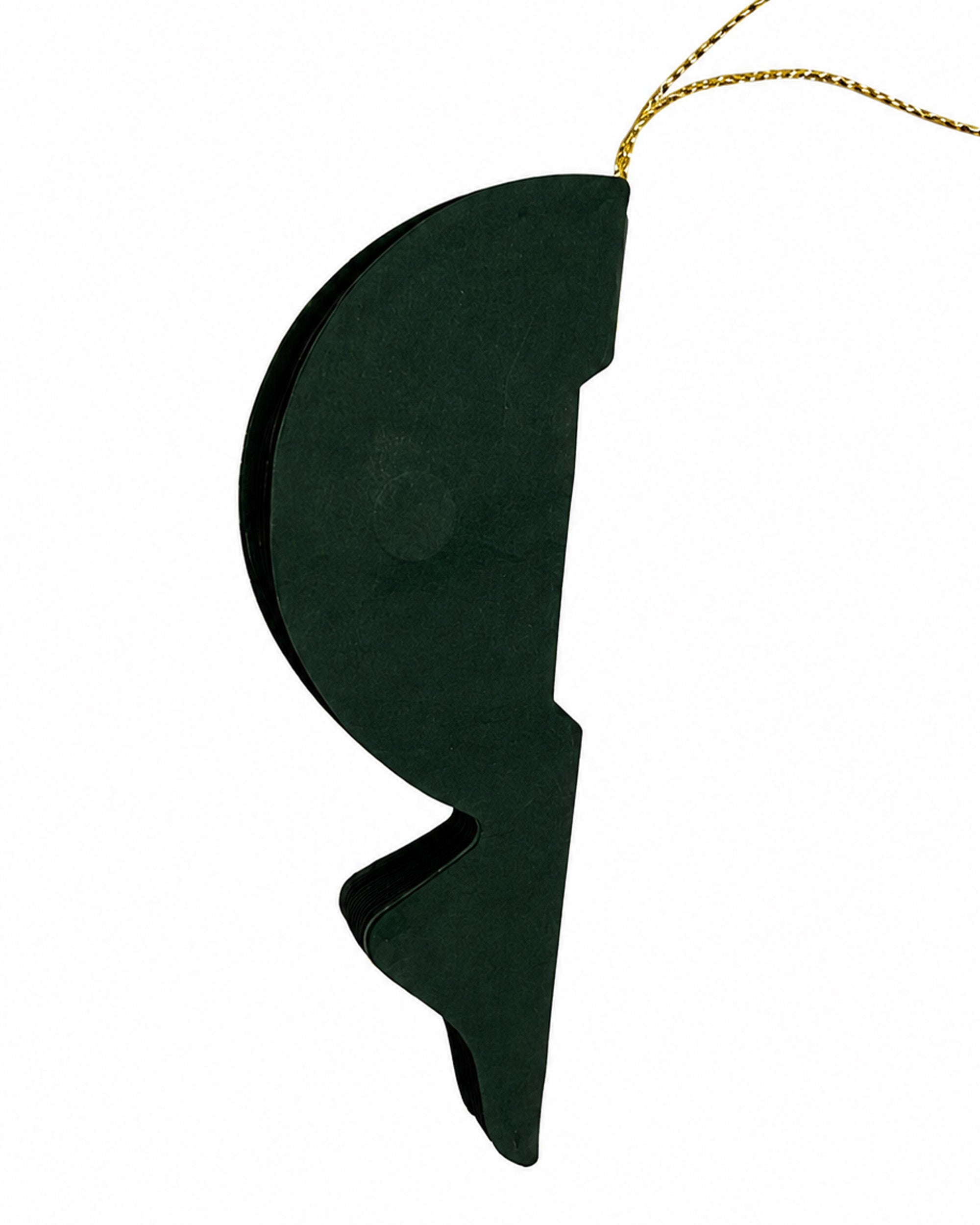 Forest Green Paper Finial