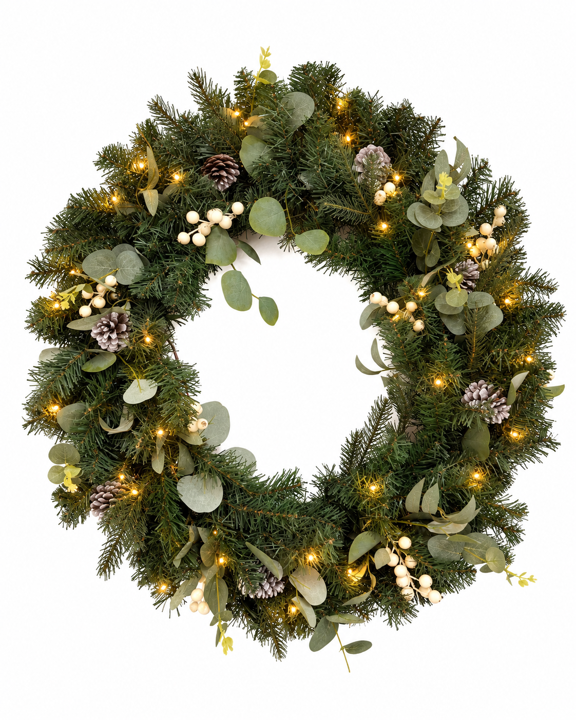 The Homestead Christmas Wreath - 70cm / 28 Inch