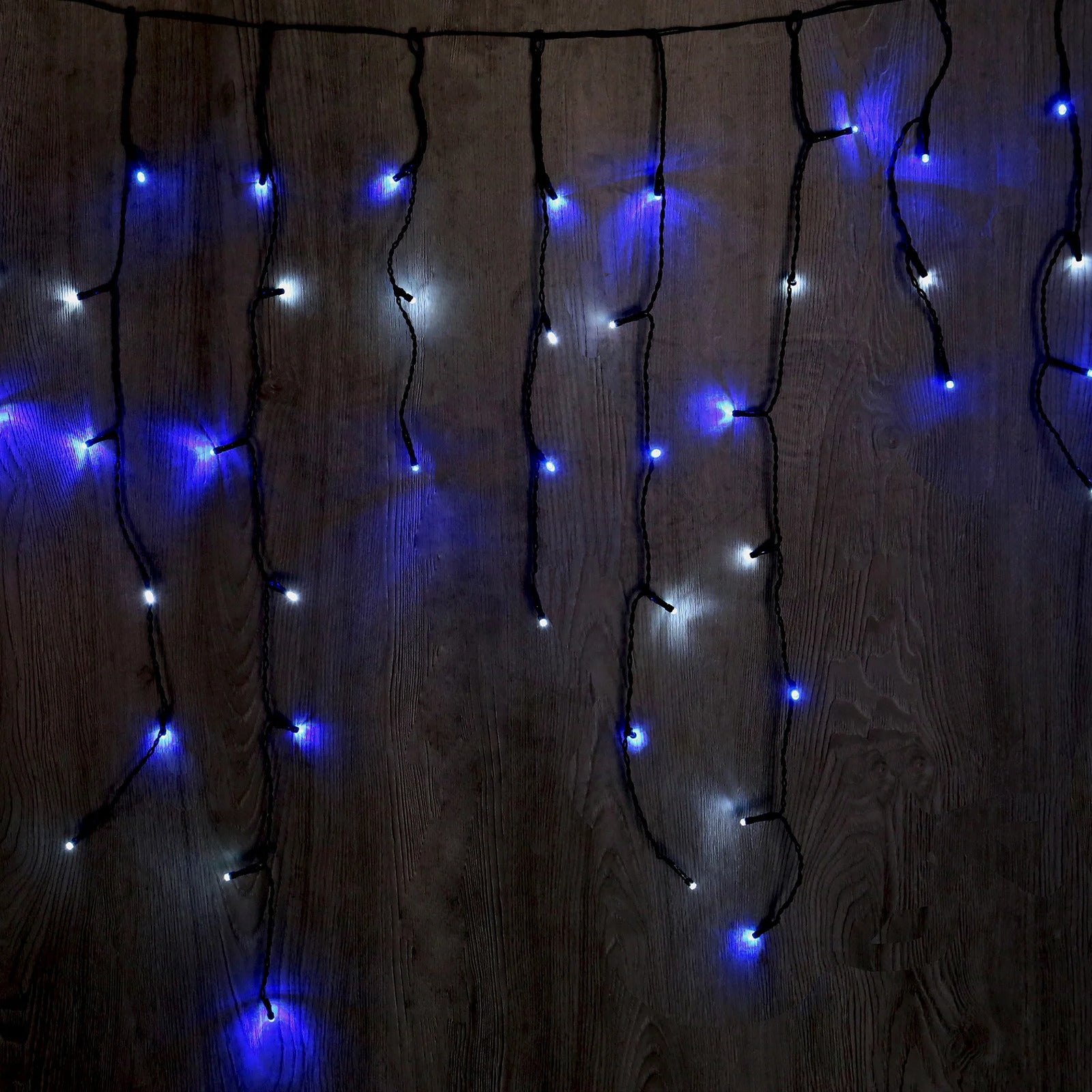 240 BLUE WHITE Christmas Icicle Light 7m