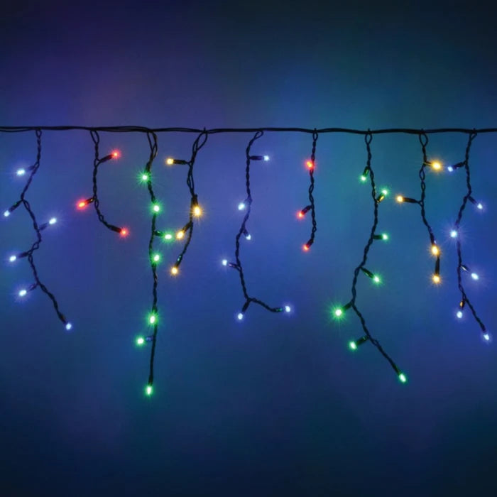 Christmas Icicle Light 7m - Multicolour, 240 LED