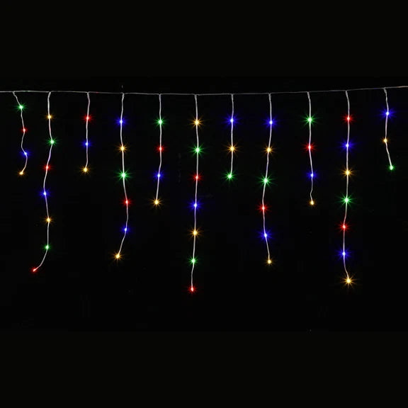 Snowing Icicle Lights - Multicolour, 360 LED